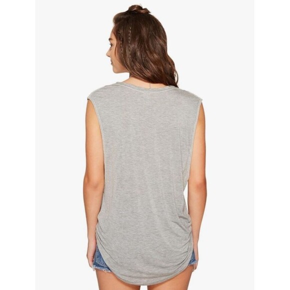 New W Tags Free People We The Free "The It" Gray Muscle Tank Size LARGE - Picture 3 of 14